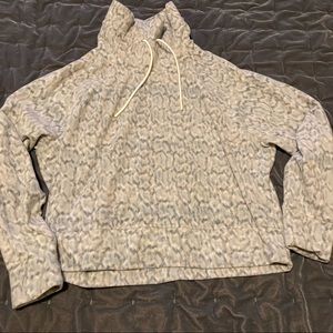 Old Navy active wear. Funnel neck cropped micro fleece sweatshirt for women!